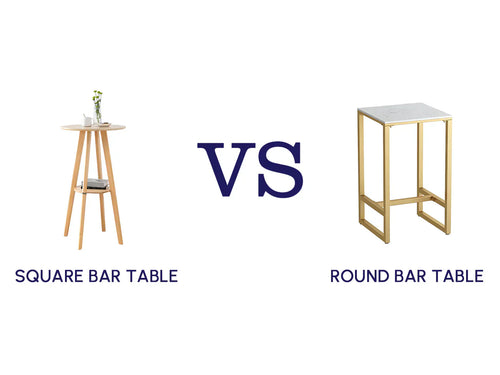 Round Bar Table vs Square Bar Table: Which One Fits Your Home Better?