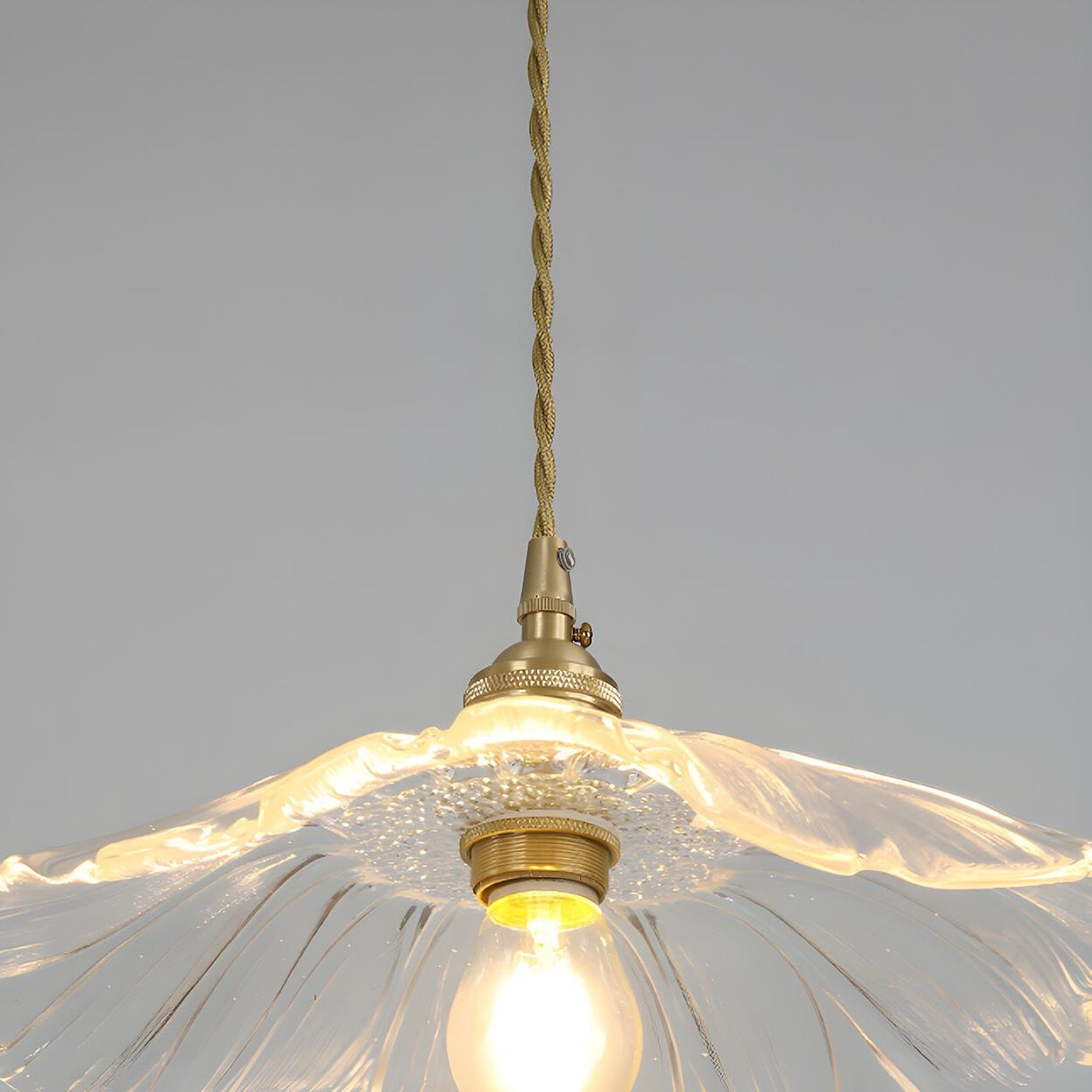 3-Light Elegant Floral Adjustable Island Light Fixture Image - 10