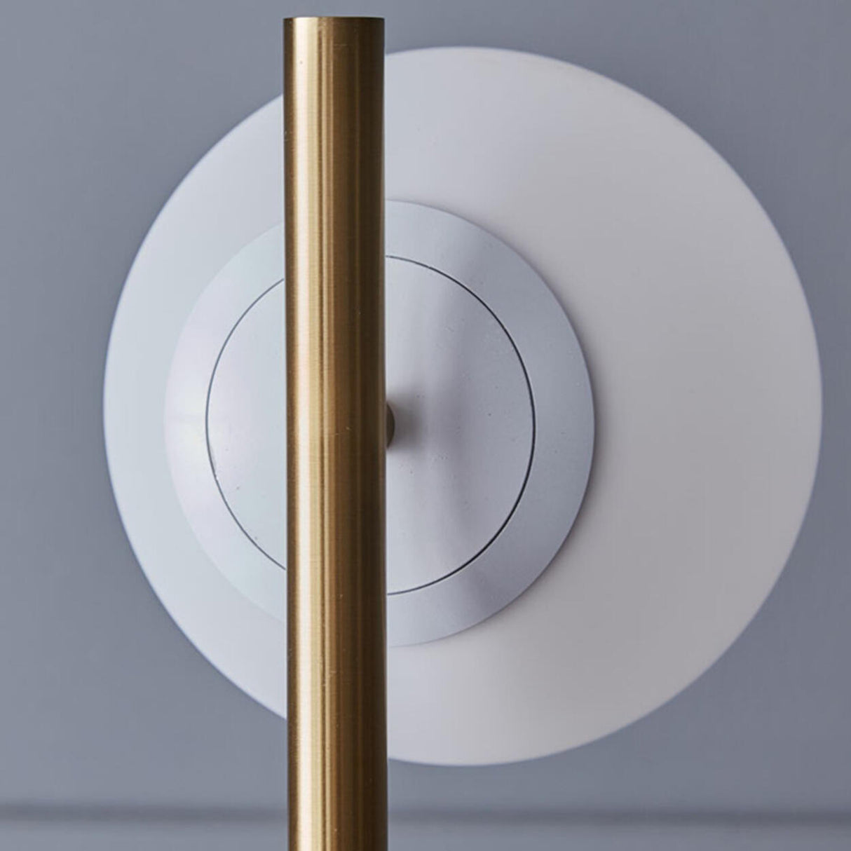 3-Light Globe Gold Stand and Marble Base Floor Lamp Image - 9