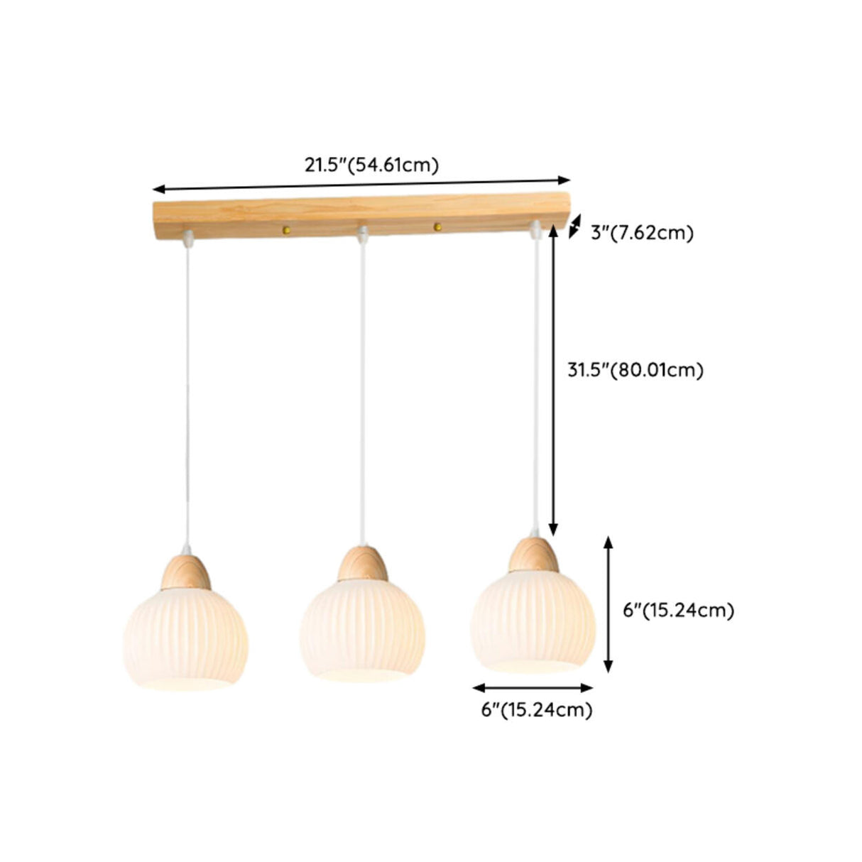 3-Light Modern White Glass Floral Pendant Lighting Image - 16