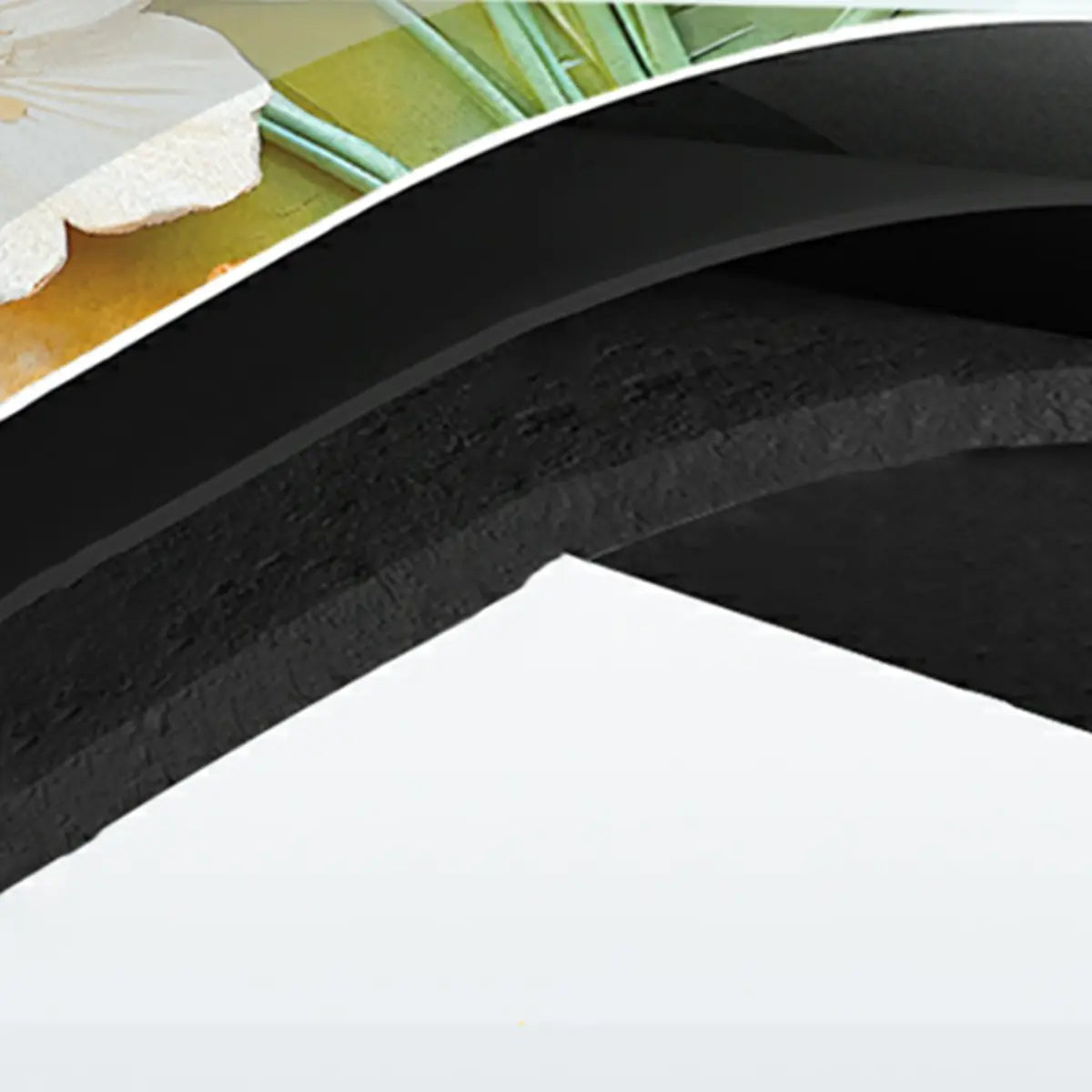 3D Floral Polyester Bath Mat Yellow-Green Area Rug Image - 12