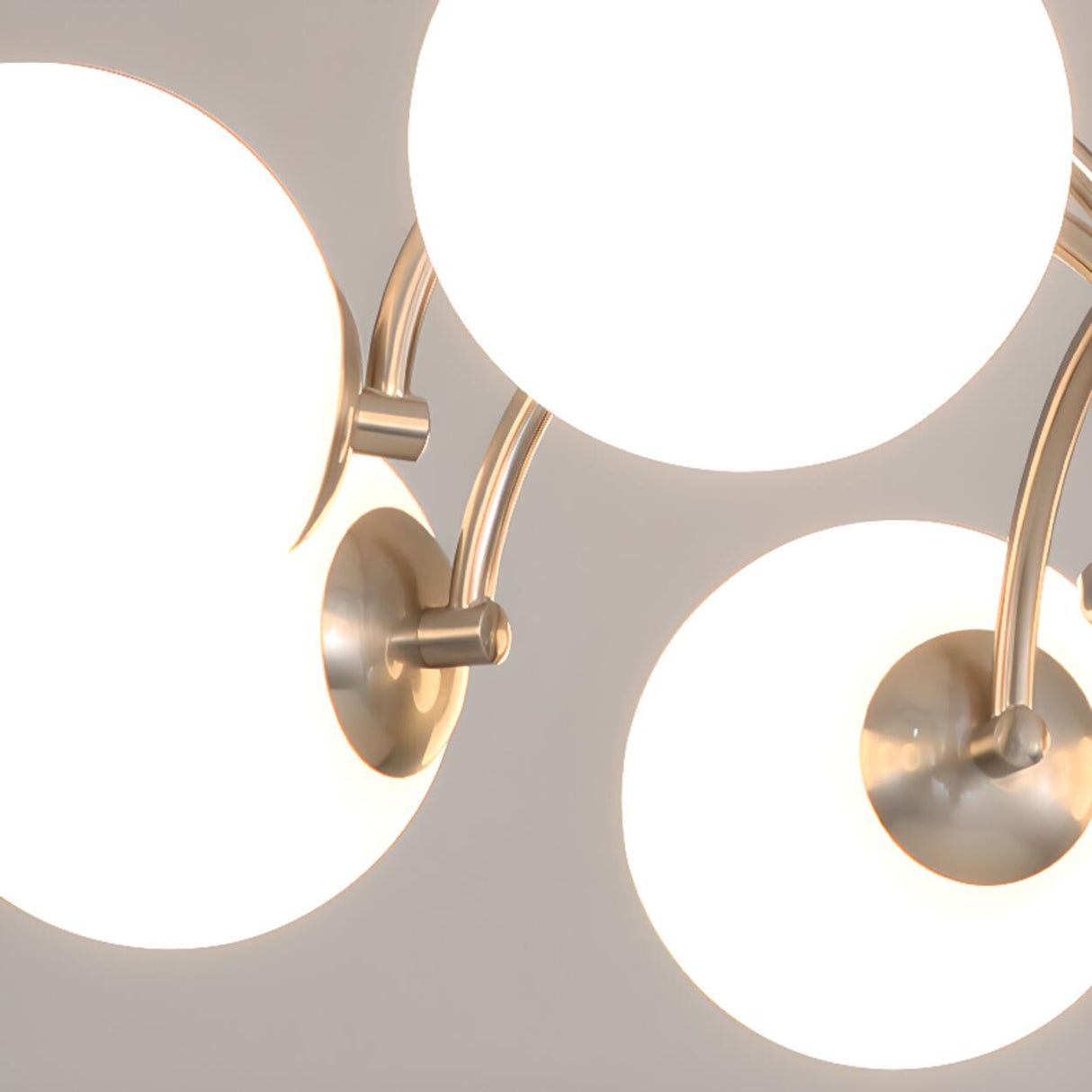 6-Light Classic Black and Gold Globe Chandelier Image - 10