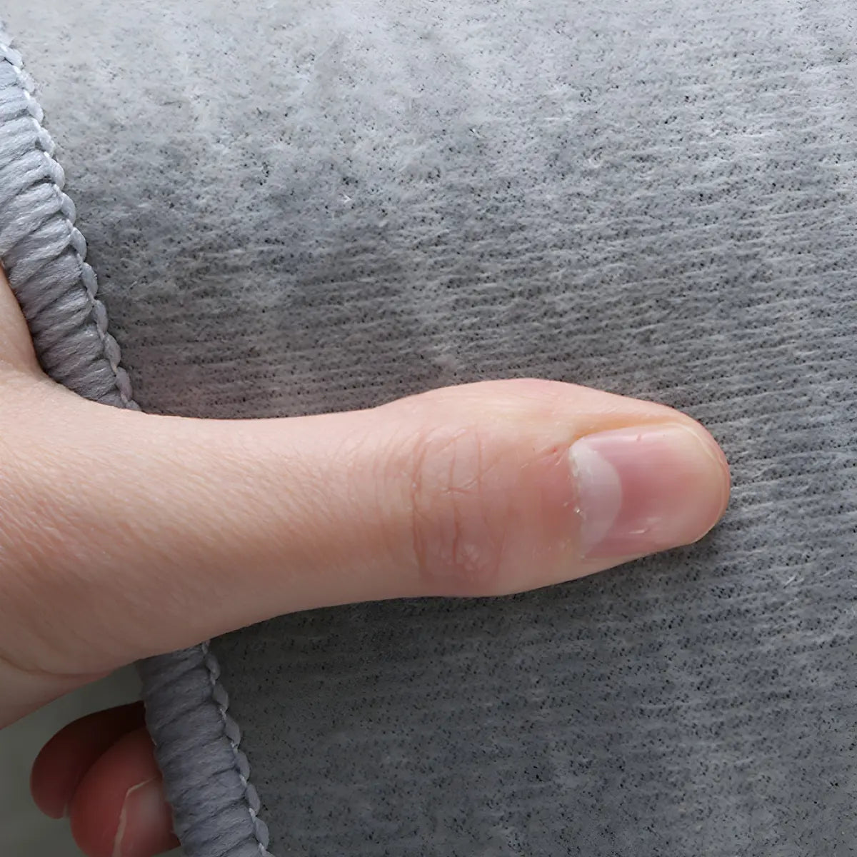 Abstract Unique Rectangle Polyester Beige Area Rug Image - 7