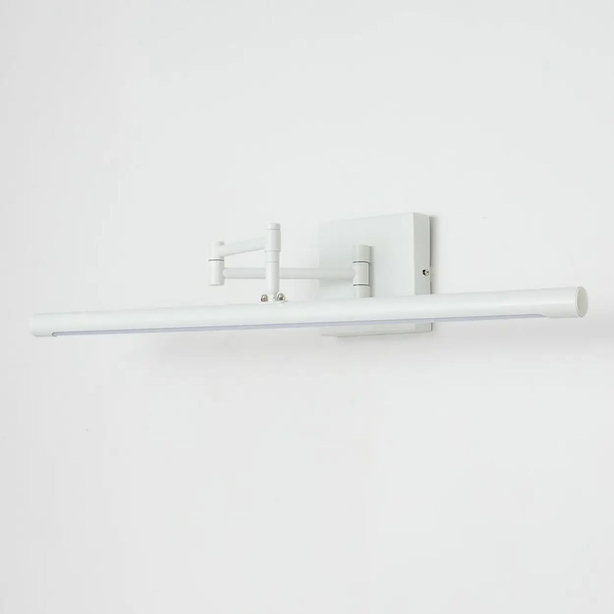 Adjustable Black Linear Metal LED Mirror Vanity Light Image - 3