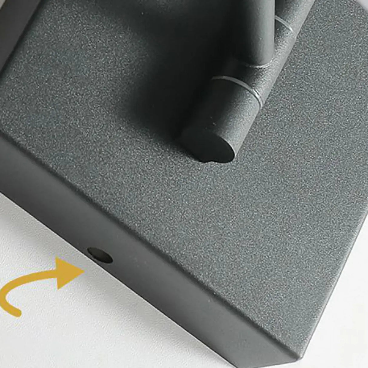 Adjustable Black Linear Metal LED Mirror Vanity Light Image - 7