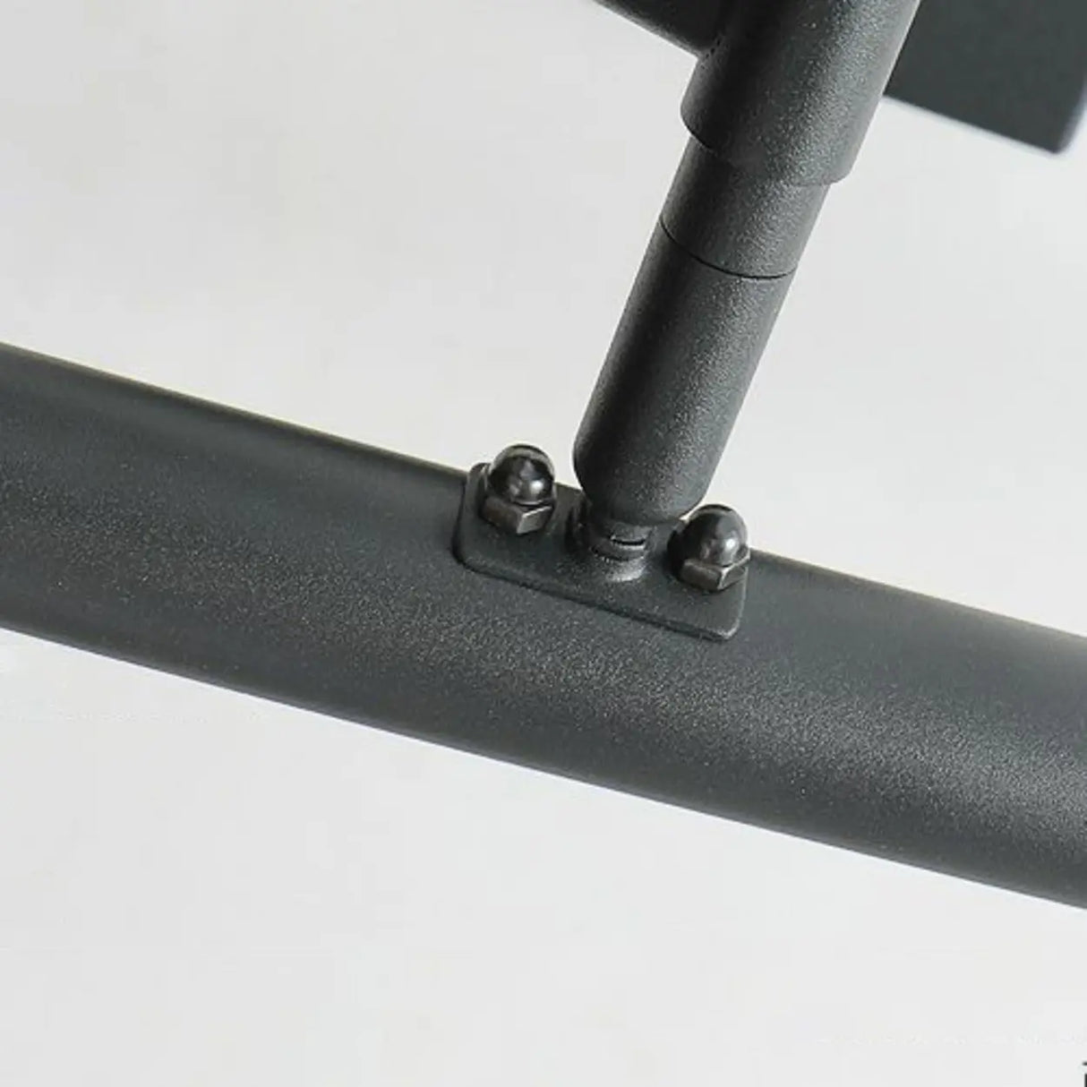 Adjustable Black Linear Metal LED Mirror Vanity Light Image - 9