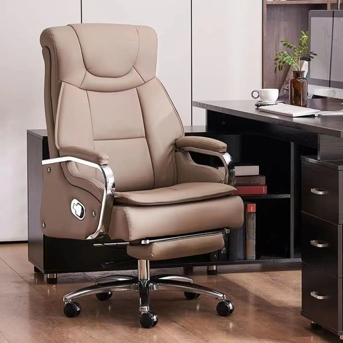 Adjustable Comfort Executive Office Chair with Armrests Image - 4