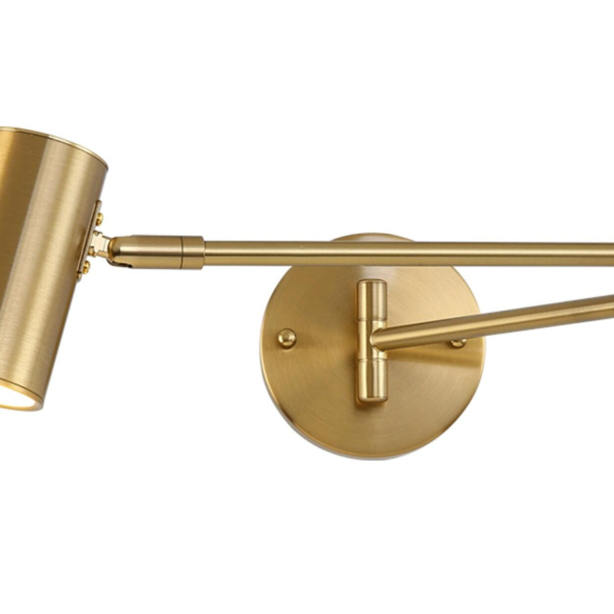 Adjustable Cylinder Metal LED Swing Arm Sconce Light Image - 11
