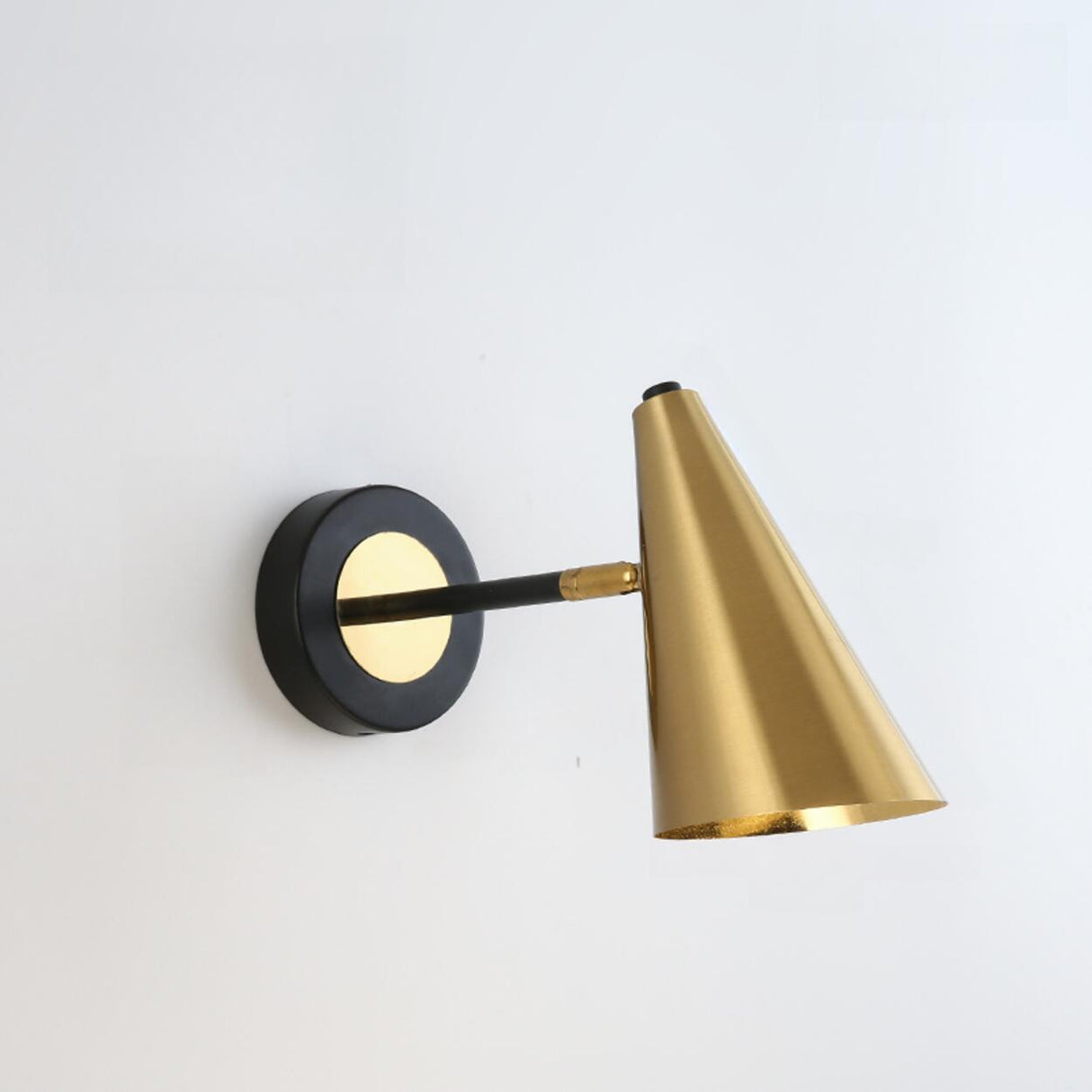 Adjustable Cylinder Metal LED Swing Arm Sconce Light Image - 5