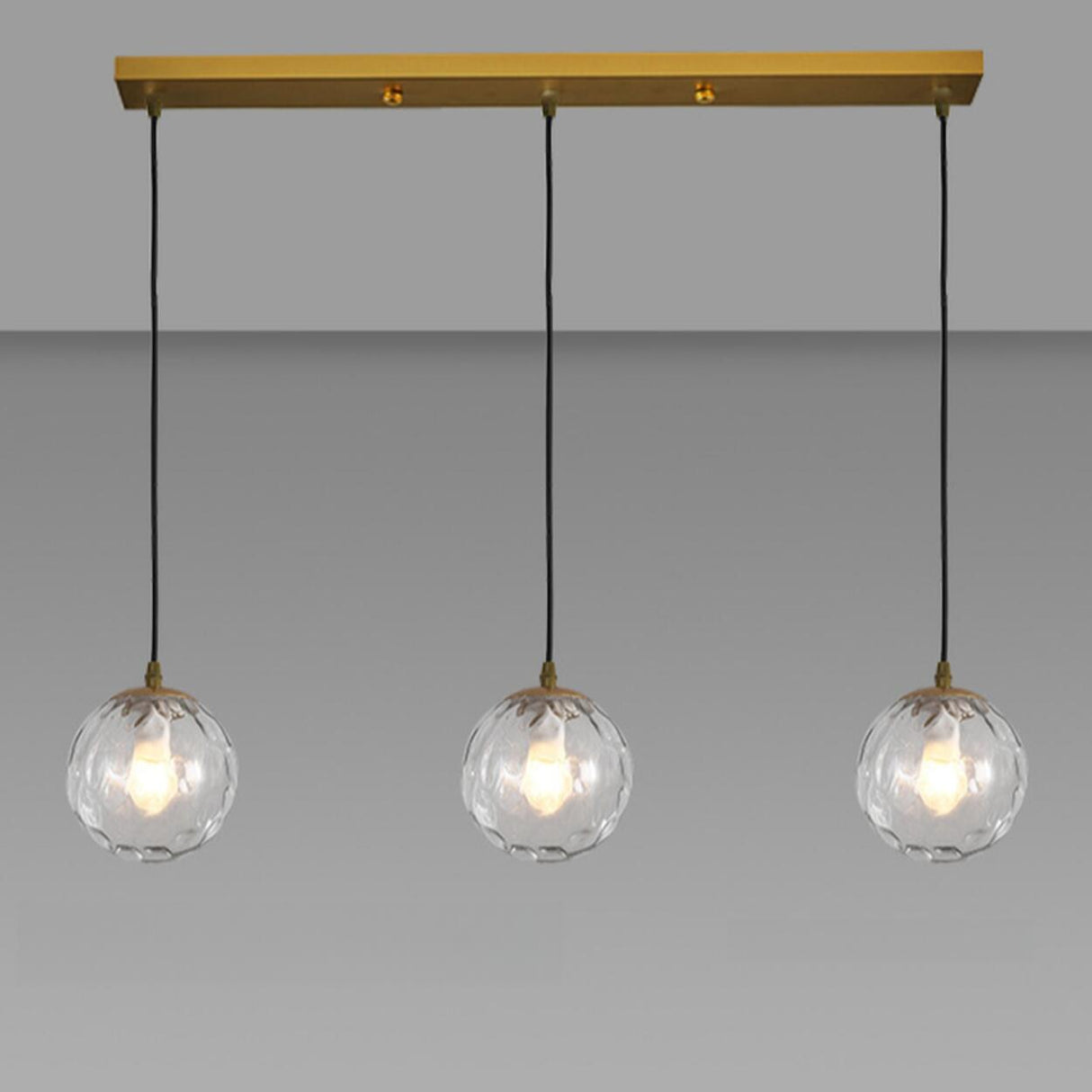 Adjustable Elegant Glass Globe Island Ceiling Light Image - 10