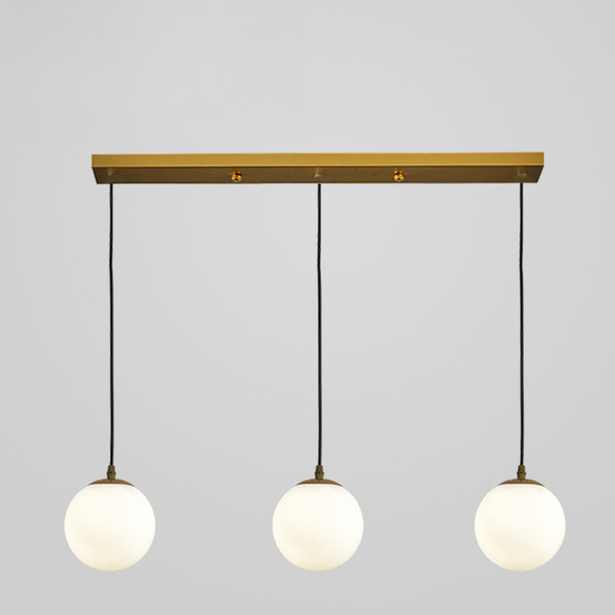 Adjustable Elegant Glass Globe Island Ceiling Light Image - 6