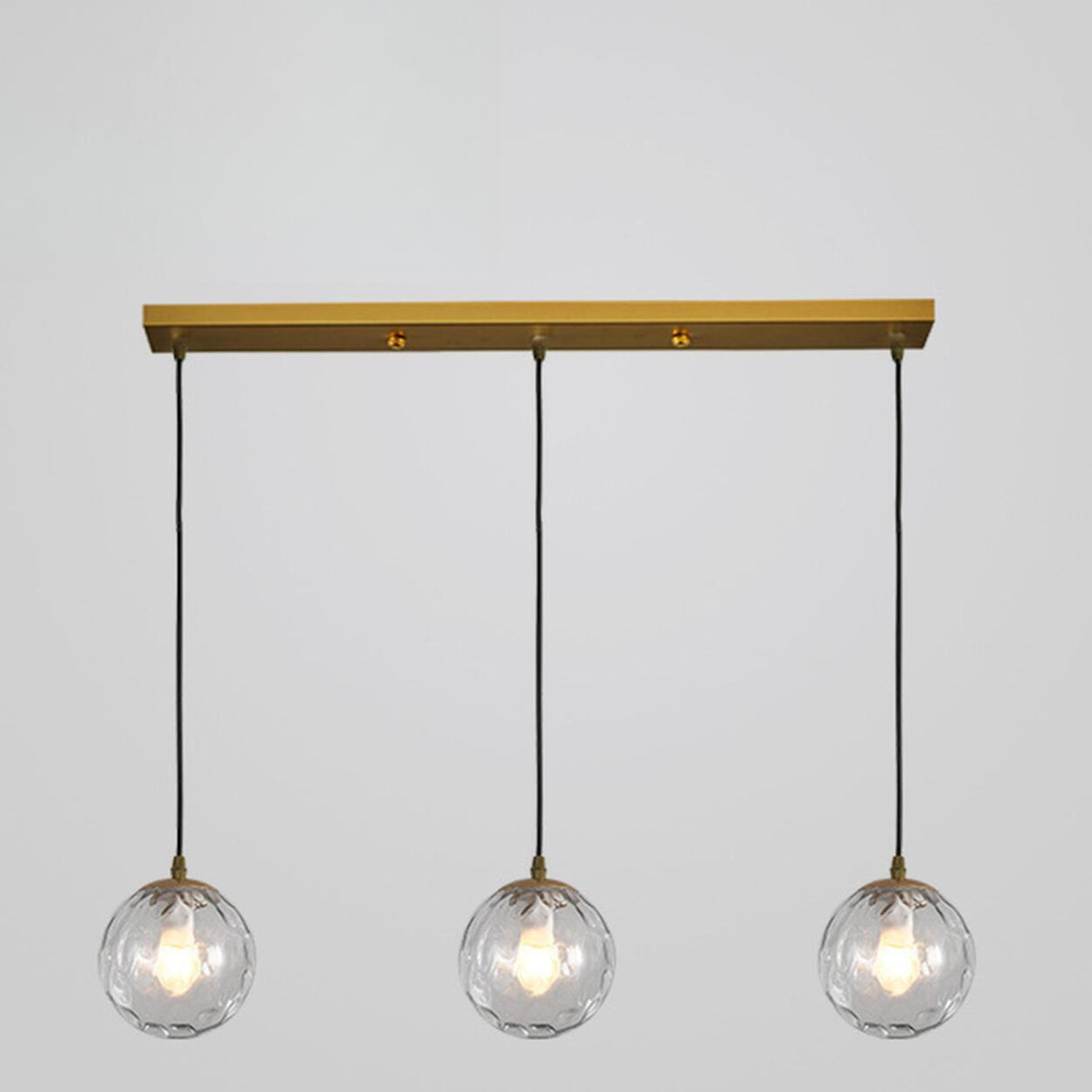 Adjustable Elegant Glass Globe Island Ceiling Light Image - 8