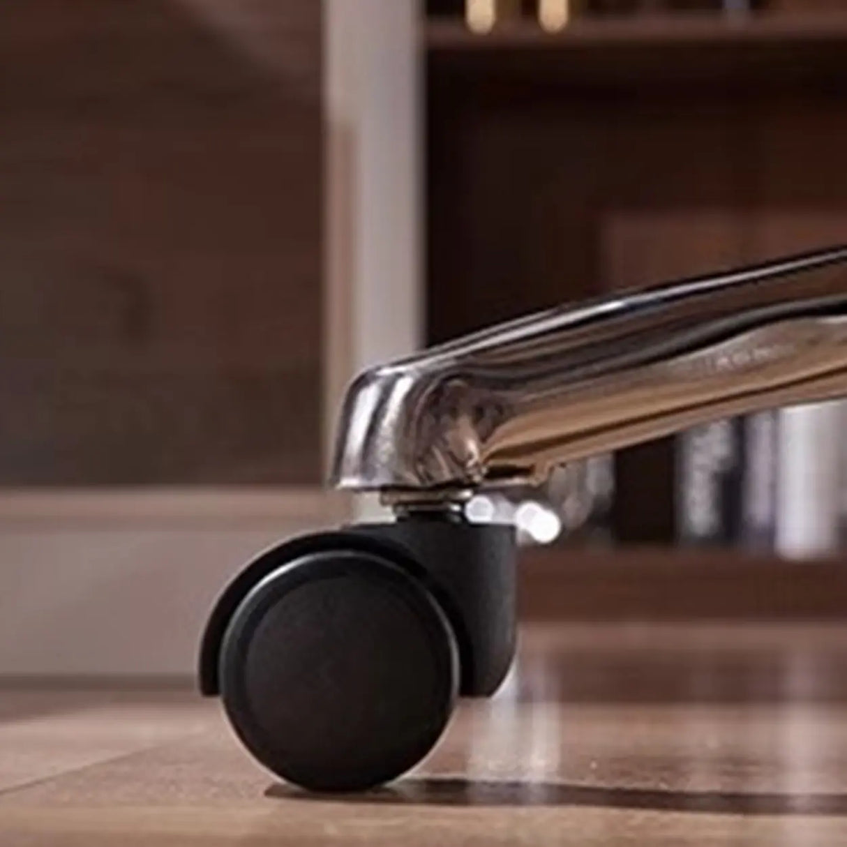 Adjustable Ergonomic Leather Orange Footrest Office Chair Image - 6