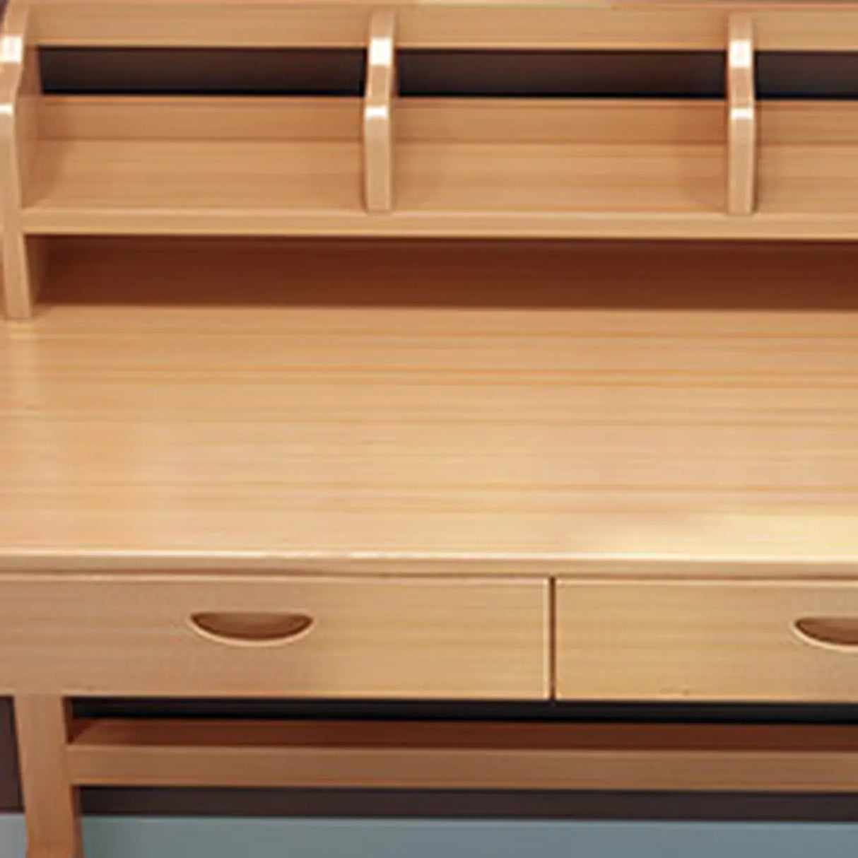 Adjustable Ergonomic Wood Kids Desk with Chair and Hutch Image - 8