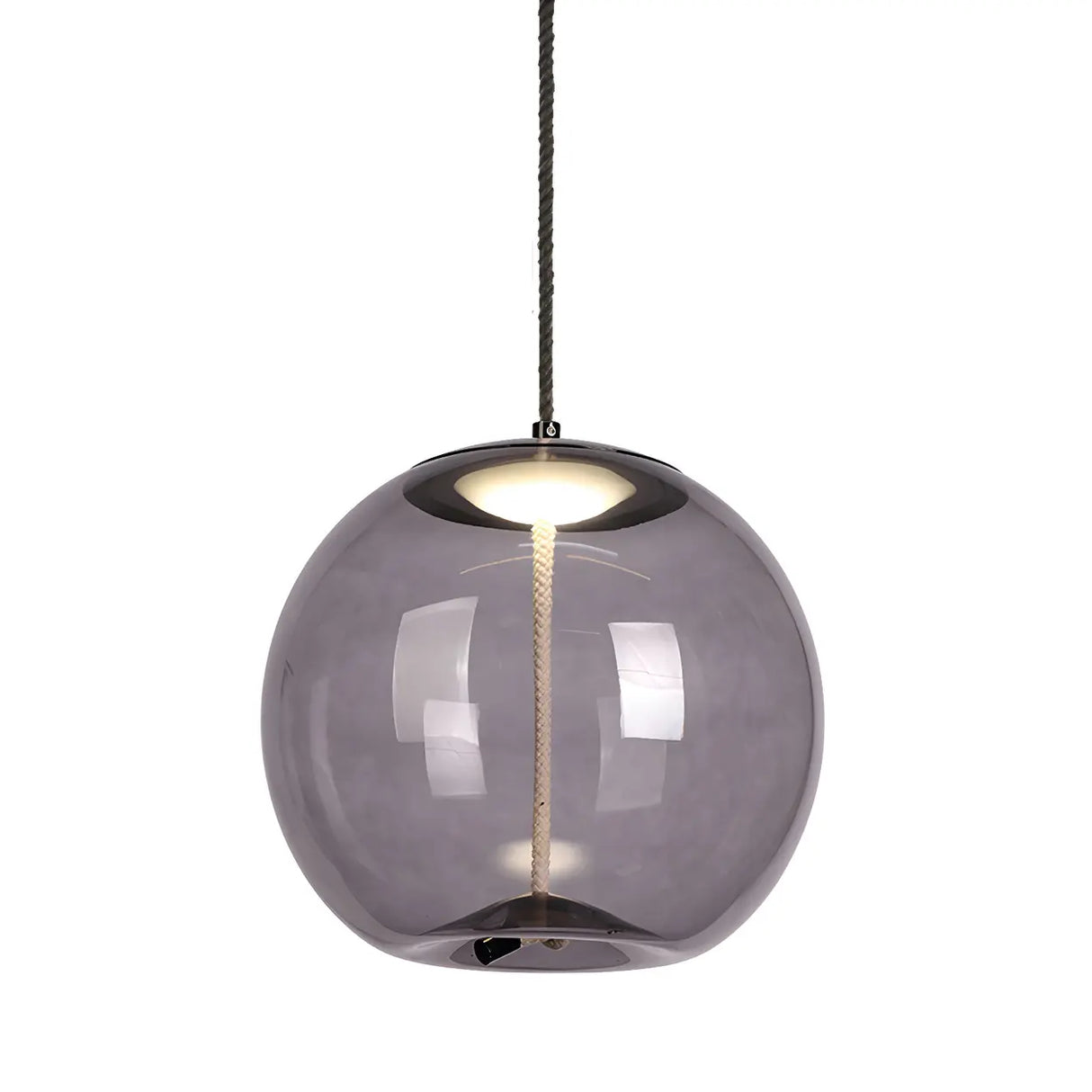 Adjustable Glass Geometric Pendant Light with Canopy Image - 17