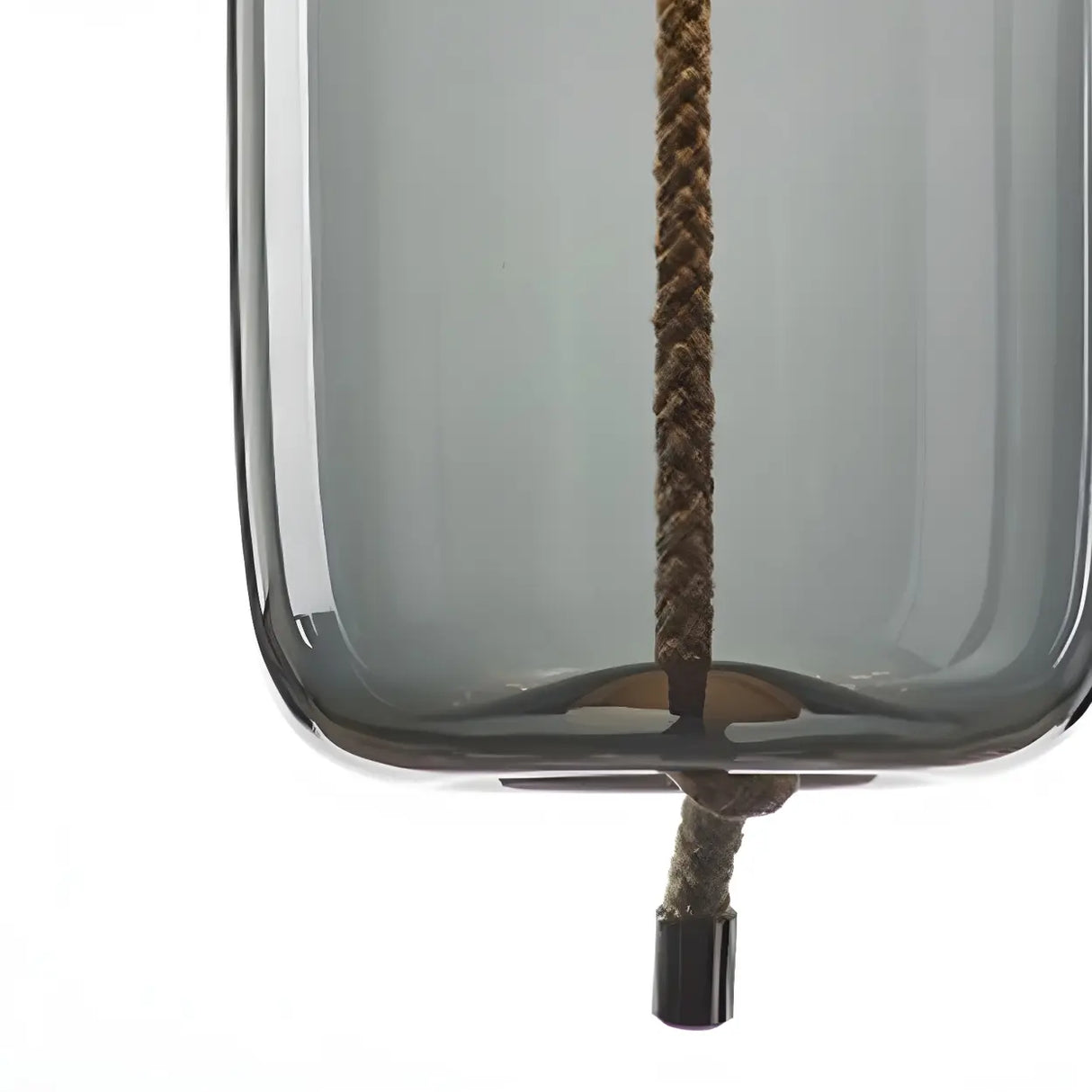 Adjustable Glass Geometric Pendant Light with Canopy Image - 18