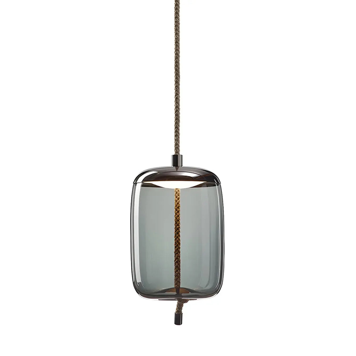 Adjustable Glass Geometric Pendant Light with Canopy Image - 20