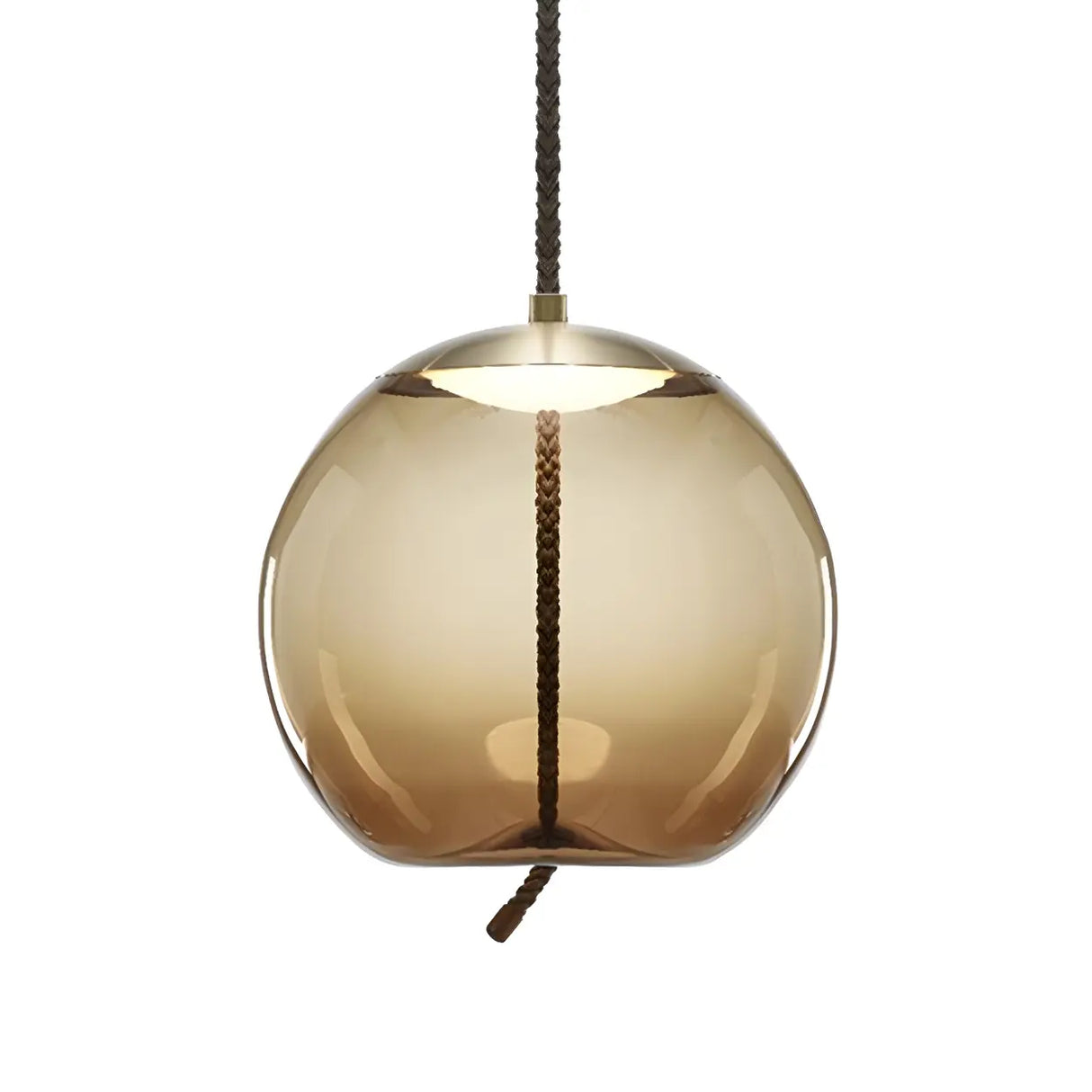Adjustable Glass Geometric Pendant Light with Canopy Image - 26