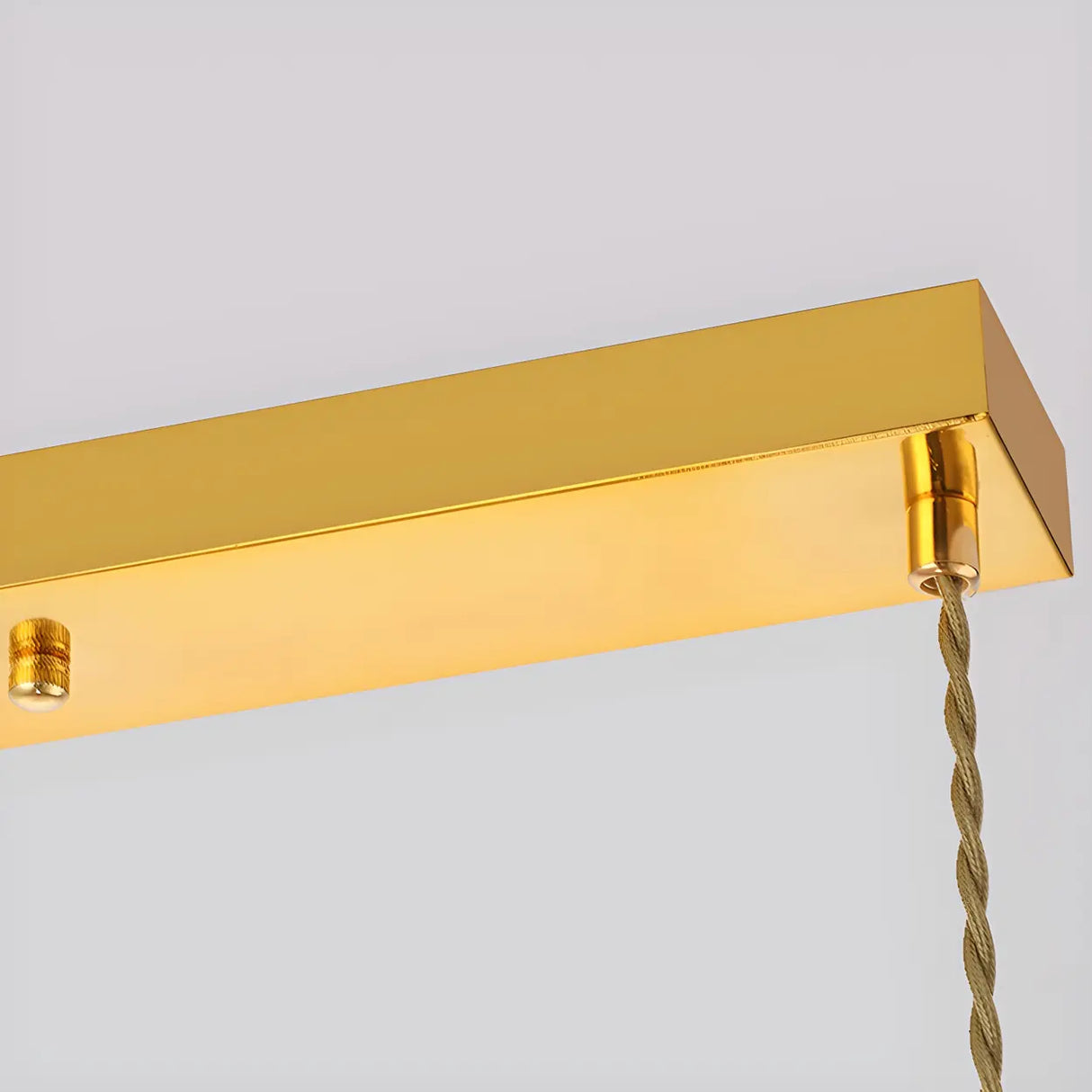 Adjustable Globe Shadeless Metal Rope Pendant Light Image - 15