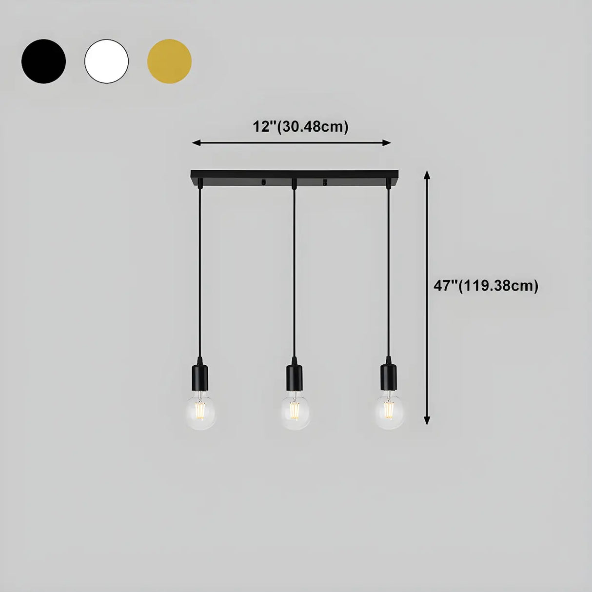 Adjustable Globe Shadeless Metal Rope Pendant Light Image - 30