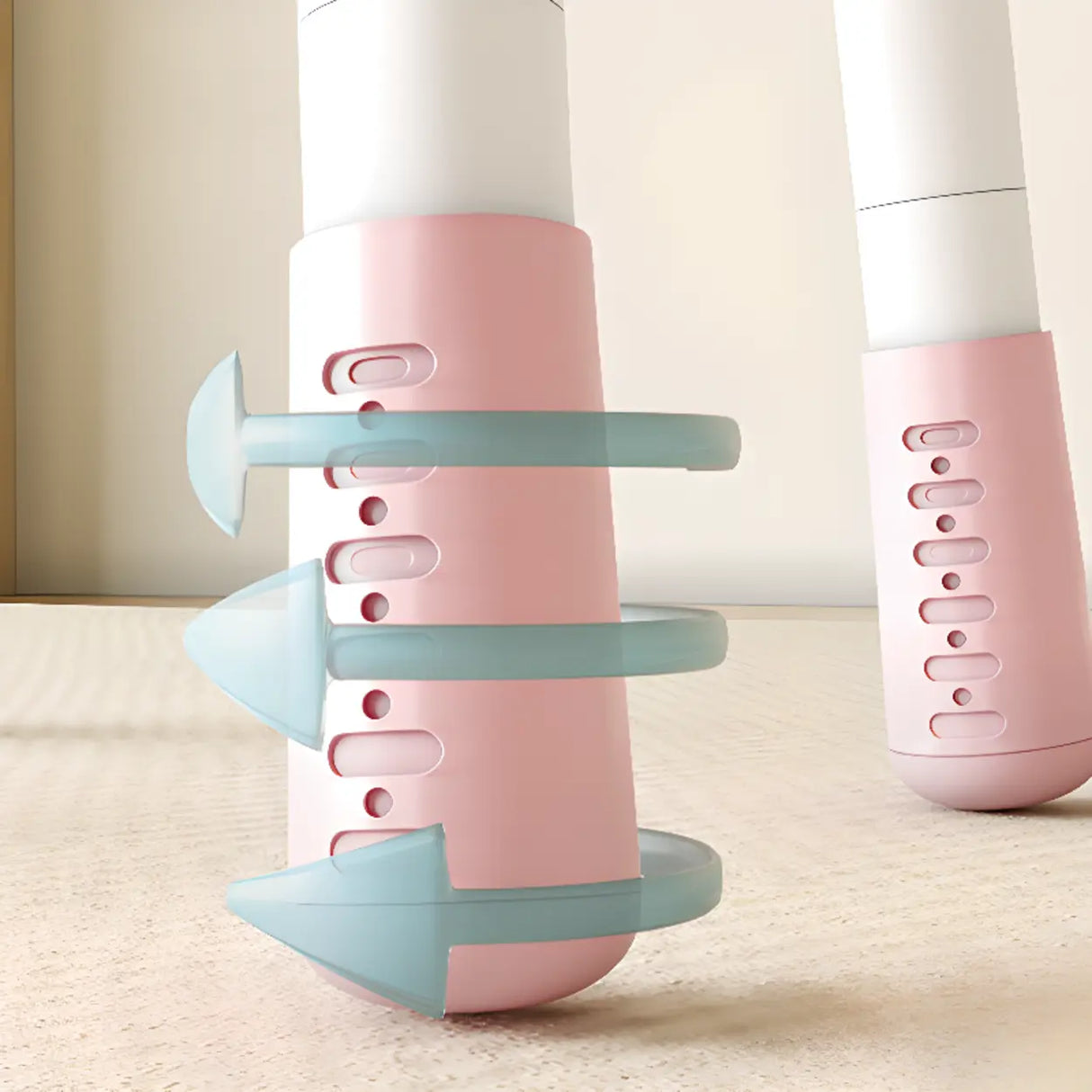 Adjustable Height Adorable White Top Wood Kids Desk Image - 10