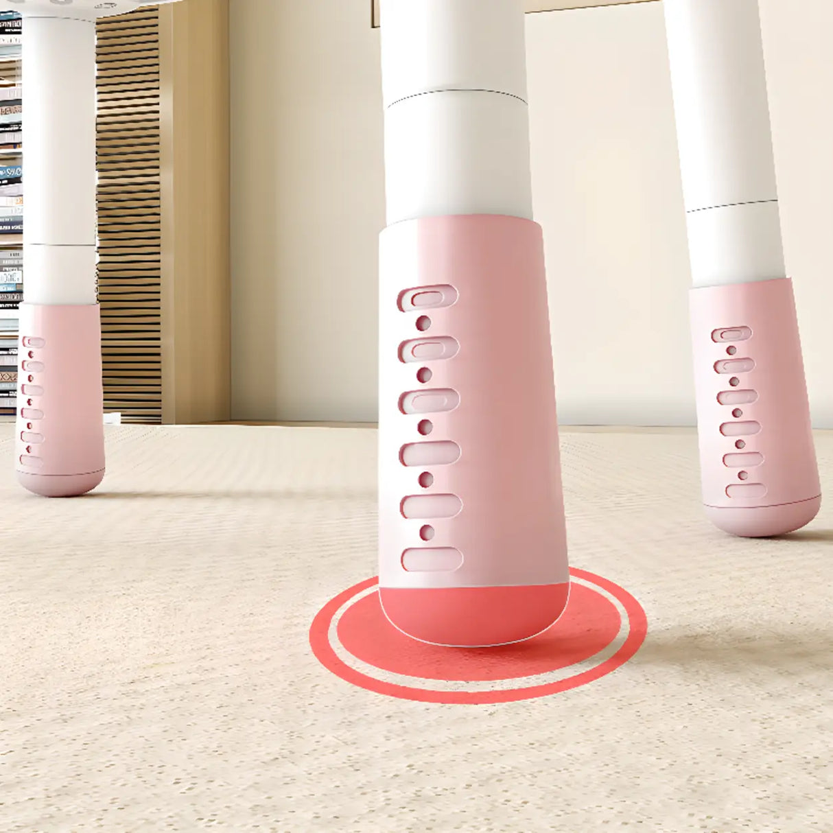 Adjustable Height Adorable White Top Wood Kids Desk Image - 12