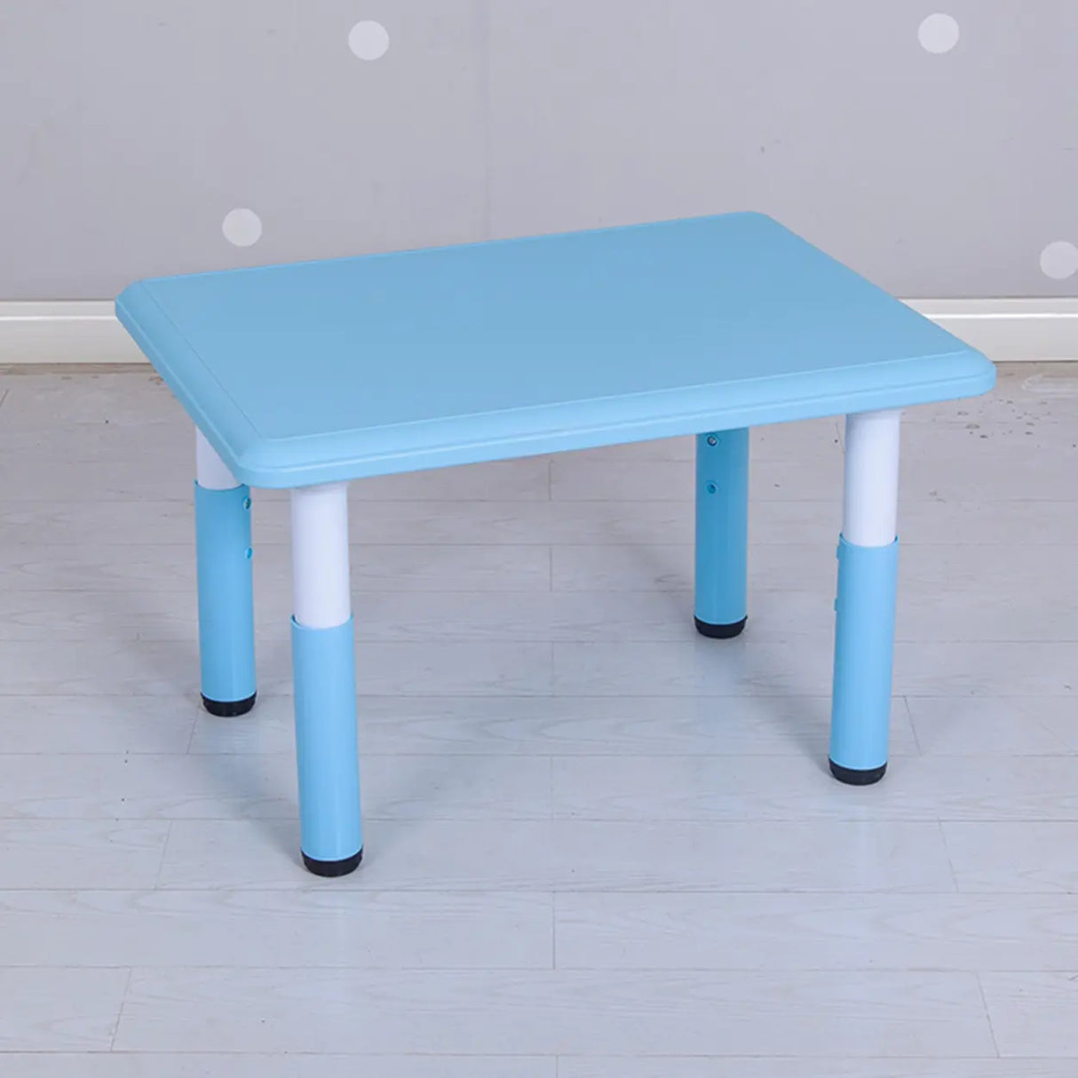 Adjustable Height Colorful Rectangular Kids Desk Image - 2