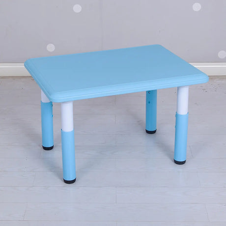 Adjustable Height Colorful Rectangular Kids Desk Image - 2