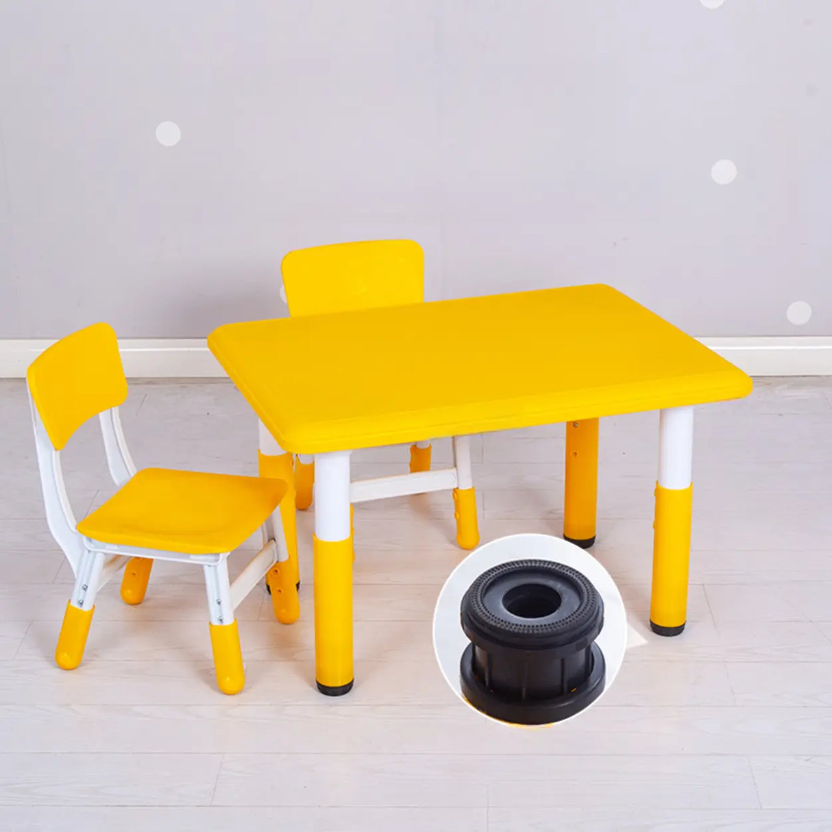 Adjustable Height Colorful Rectangular Kids Desk Image - 8