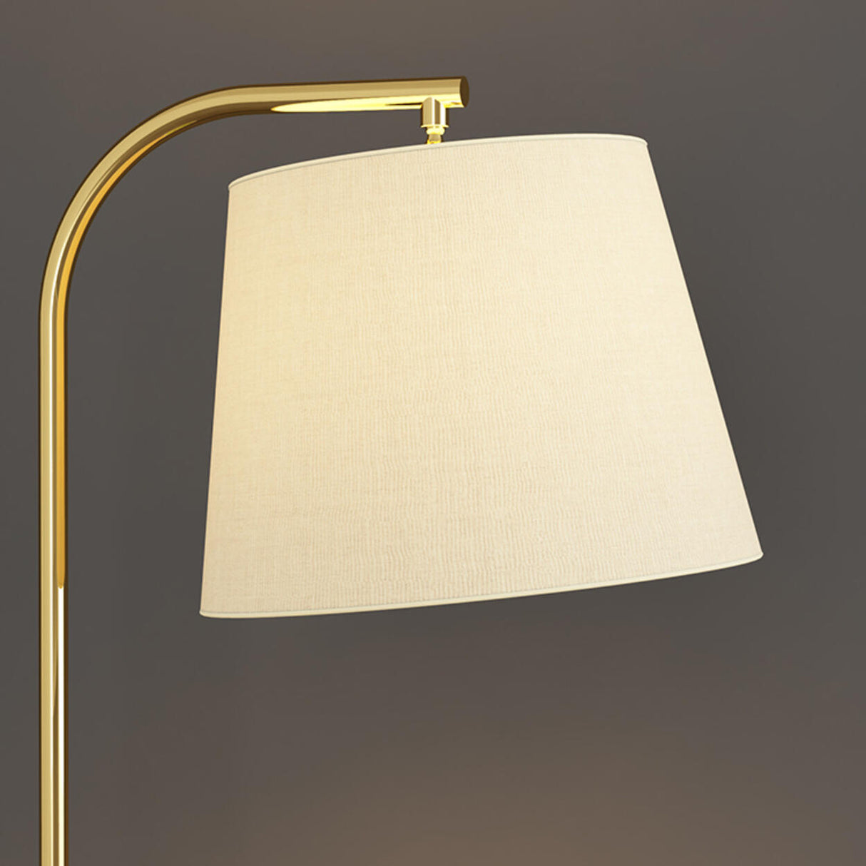 Adjustable Height Storage Shlef Side Table Floor Lamp Image - 8