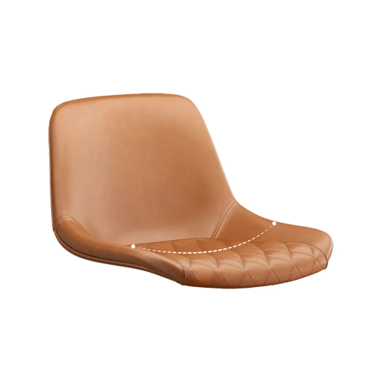 Adjustable Height Swivel Leather Bar Stool with Footrest Image - 10