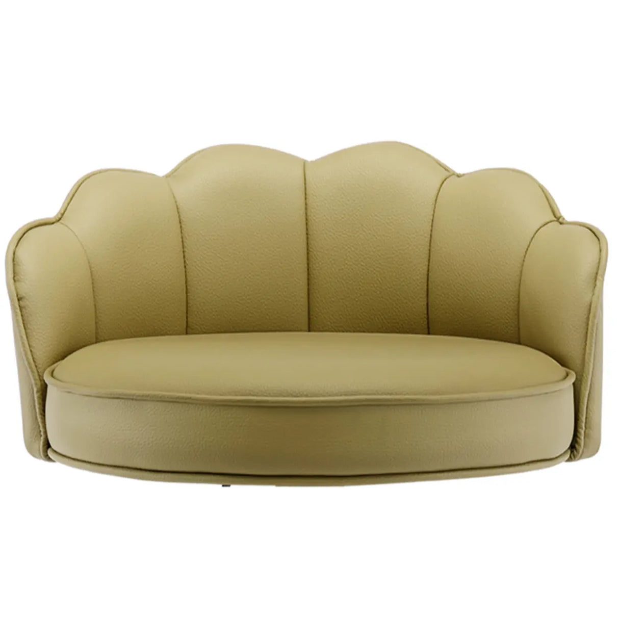 Adjustable Height Swivel Leather Curved Back Bar Stool Image - 10