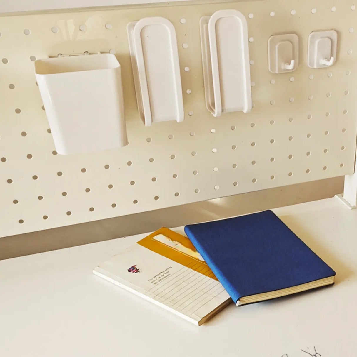 Adjustable Height White Writing Desk for Kids Study Image - 10