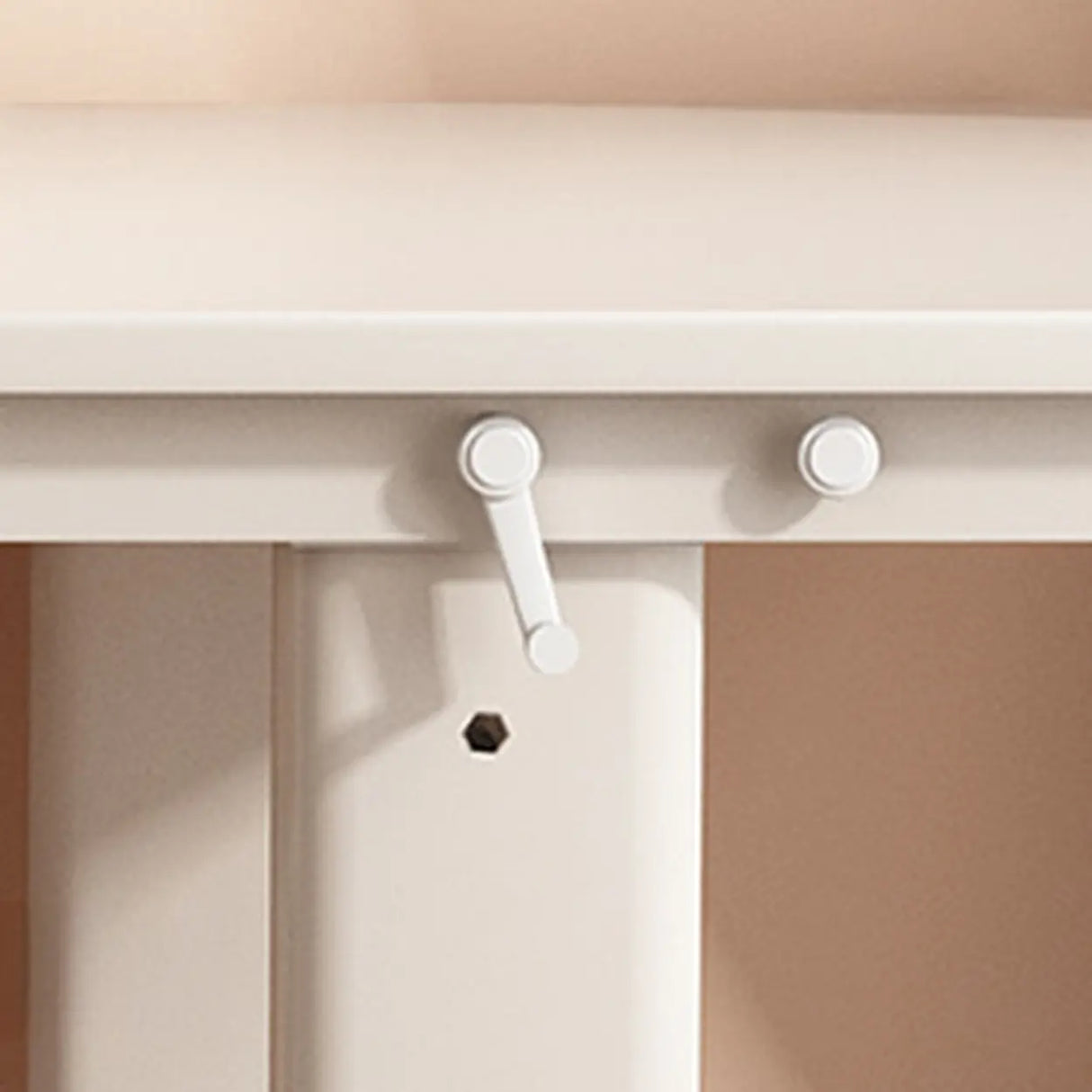 Adjustable Height White Writing Desk for Kids Study Image - 6