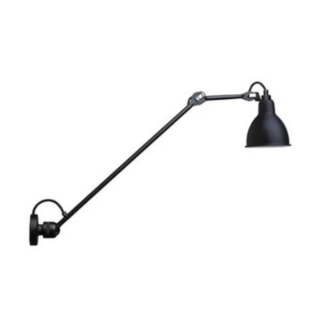Adjustable Industrial Black Cone Metal Wall Lamp Image - 13