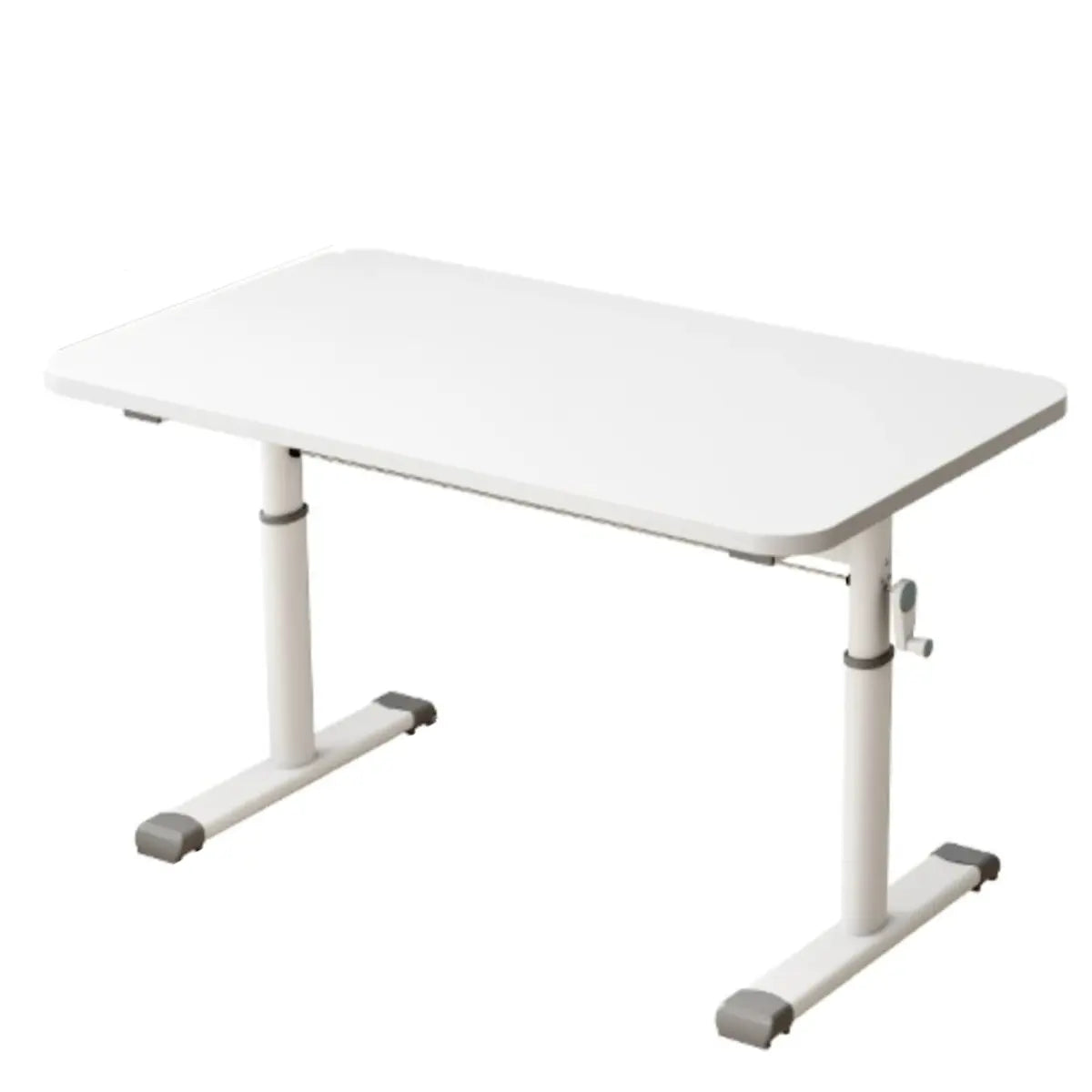 Adjustable Manufactured Wood T-Shape Computer Desk Image - 10