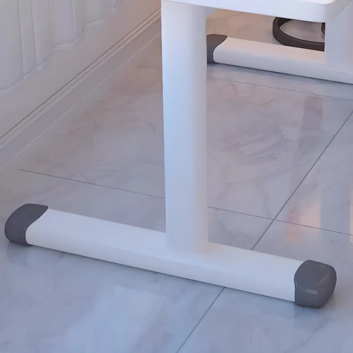 Adjustable Manufactured Wood T-Shape Computer Desk Image - 19