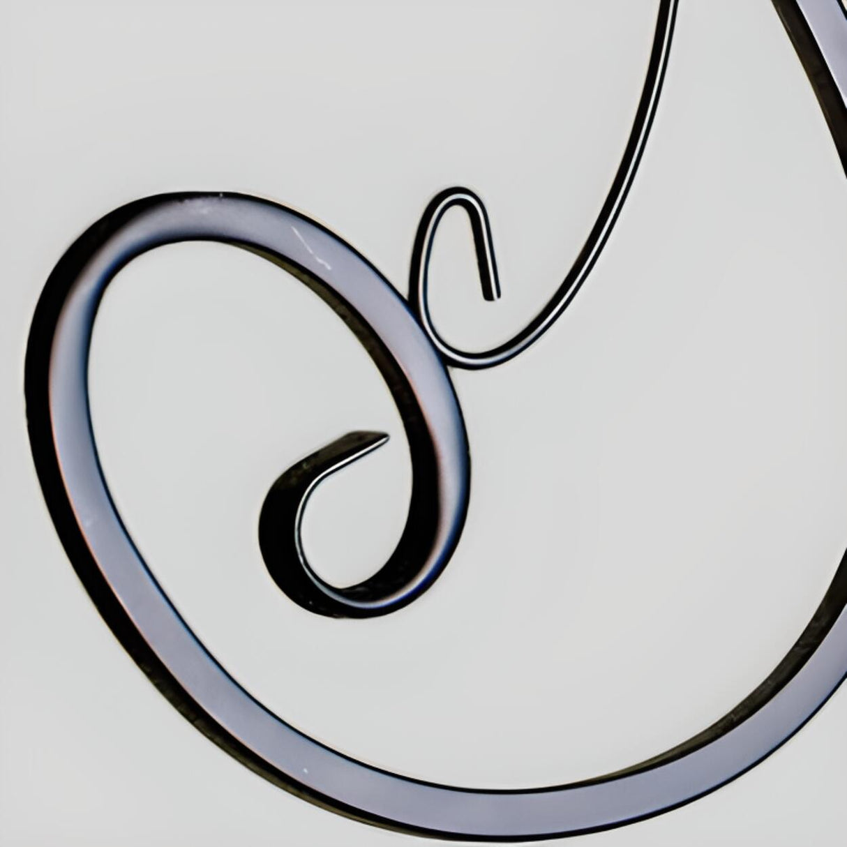 Adjustable Metal Chain White Glass Bell Chandelier Image - 15