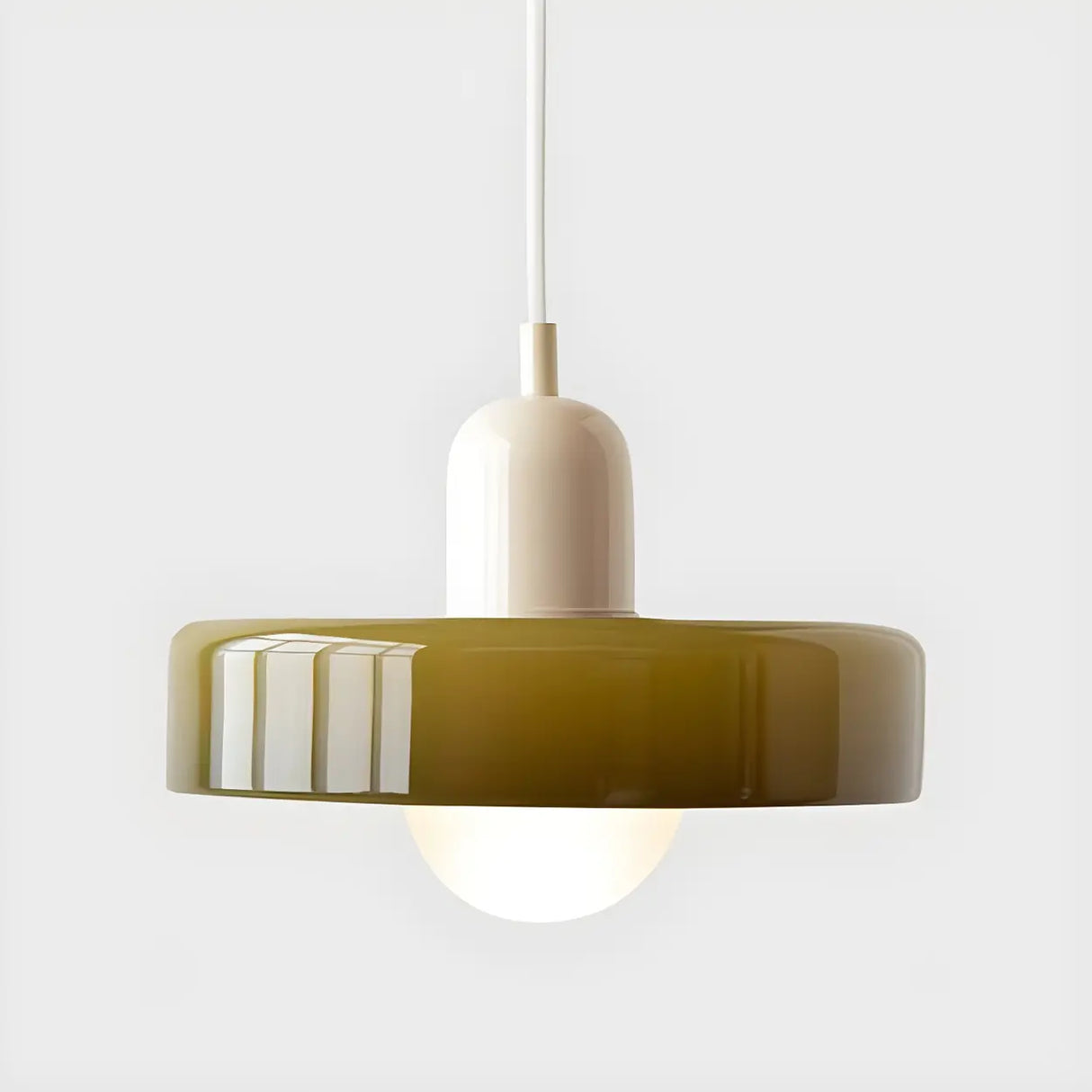 Adjustable Mini Glass Geometric Cord Pendant Light Image - 13