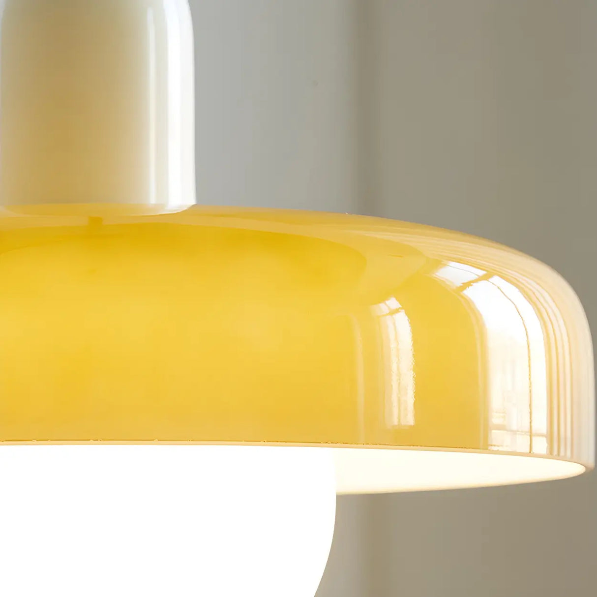 Adjustable Mini Glass Geometric Cord Pendant Light Image - 16