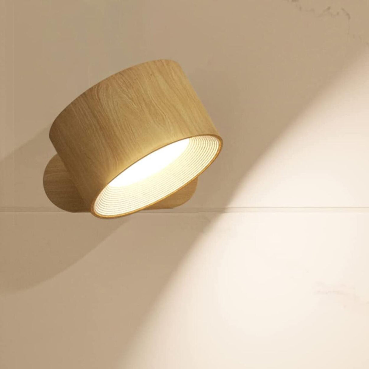 Adjustable Modern Cylinder Metal LED Wall Sconce Image - 2