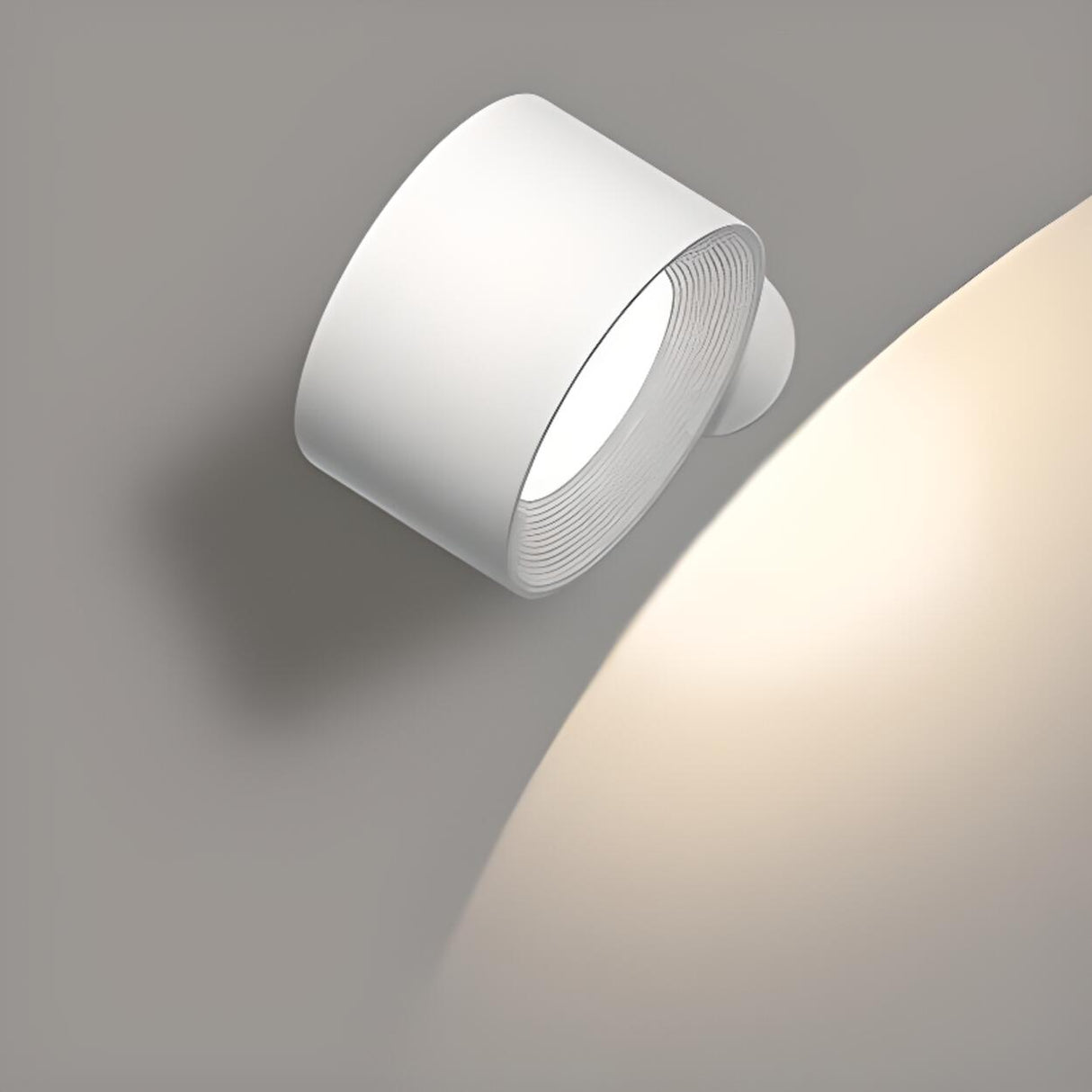 Adjustable Modern Cylinder Metal LED Wall Sconce Image - 3