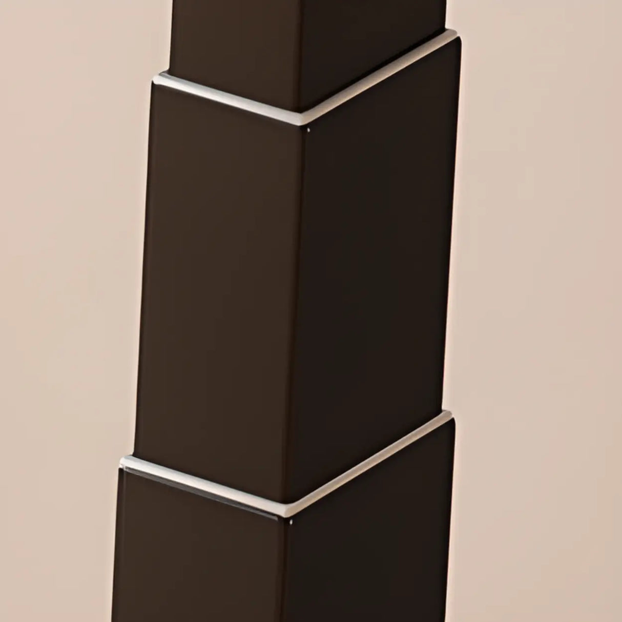 Adjustable Nut-Brown Wooden Rectangular Computer Desk Image - 7