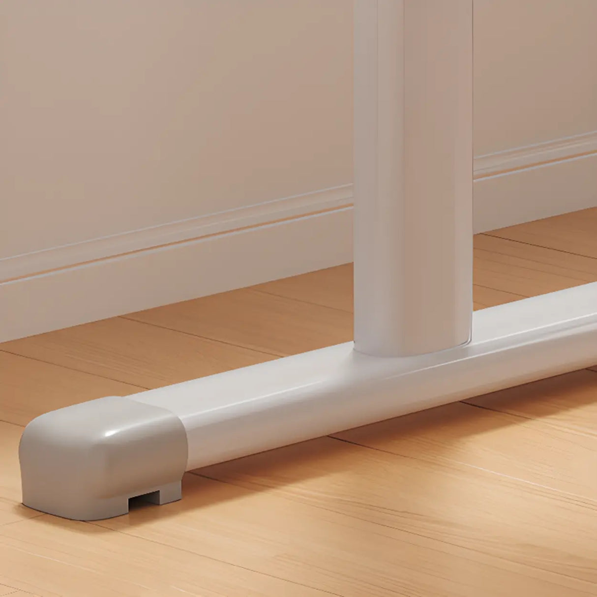 Adjustable Scratch Resistant White Wood Kids Desk Image - 10