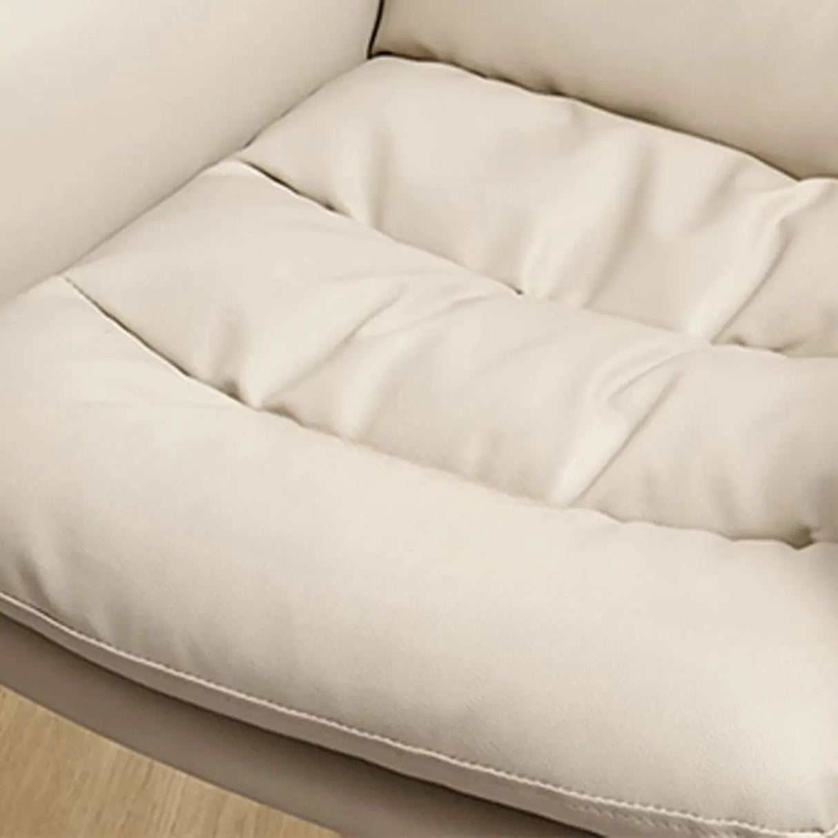 Adjustable Seat Height Ergonomic Office Chair with Casters Image - 5