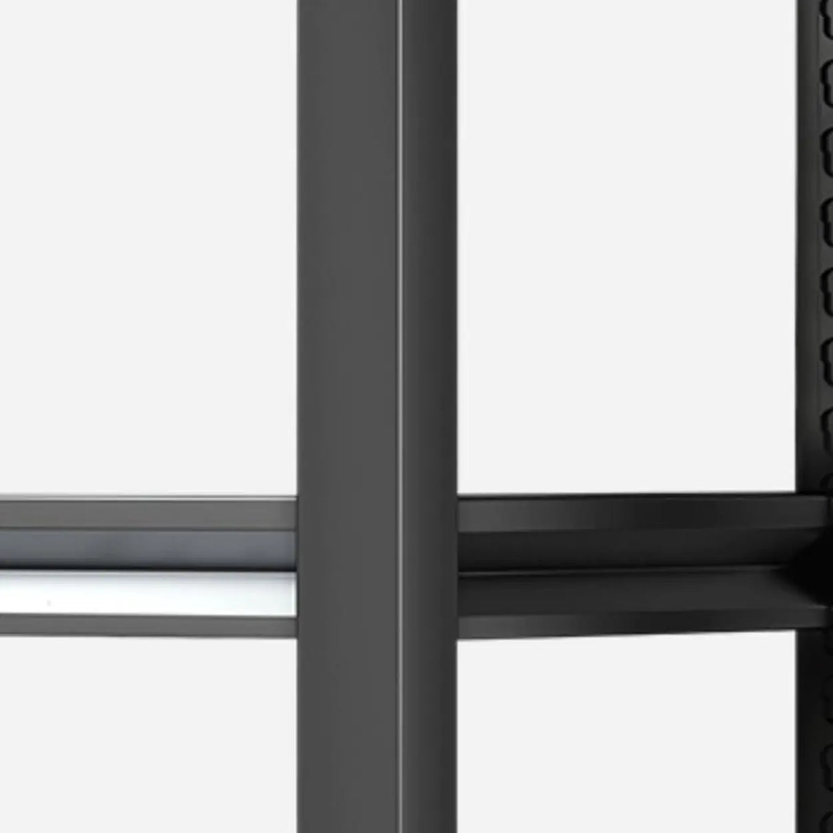 Adjustable Shelves Metal Hallway Black Shoe Rack Storage Image - 10