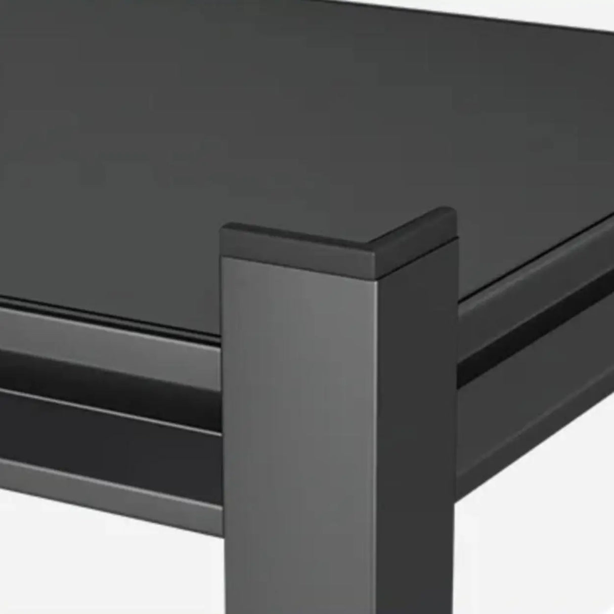 Adjustable Shelves Metal Hallway Black Shoe Rack Storage Image - 8