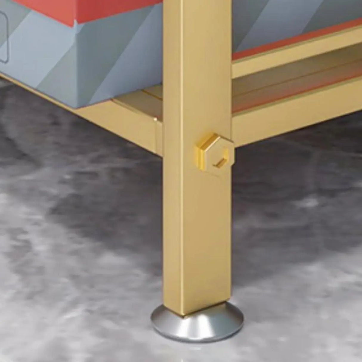 Adjustable Shelves Metal Hallway Gold Multi-tier Shoe Rack Image - 17