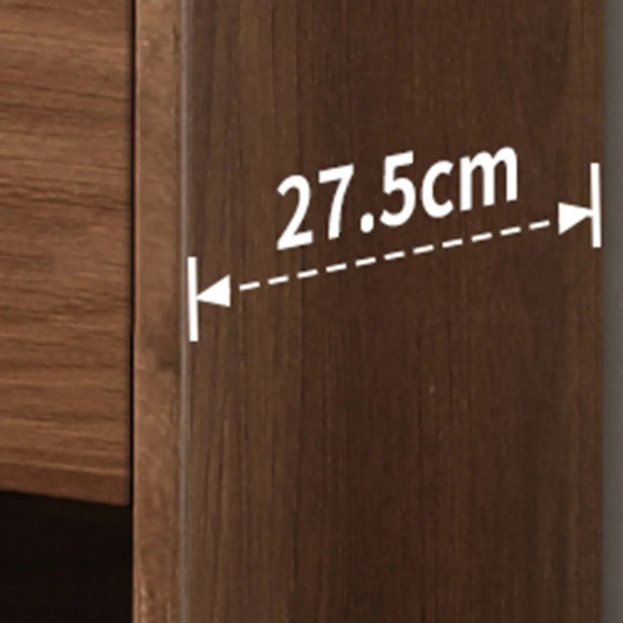 Adjustable Shelves Wood Entryway White Shoe Storage Cabinet Image - 18