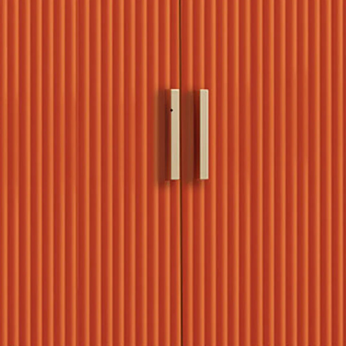 Adjustable Shelving Wood Orange Cabinets Large Buffet Image - 6